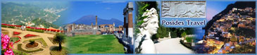 Posides Travel, escursioni organizzate in Costiera Amalfitana, Penisola Sorrentina, Capri, Napoli, Caserta, Paestum e altre localit della Campania